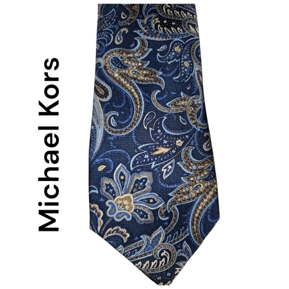 Michael KORS Paisley Satin Tie NWT